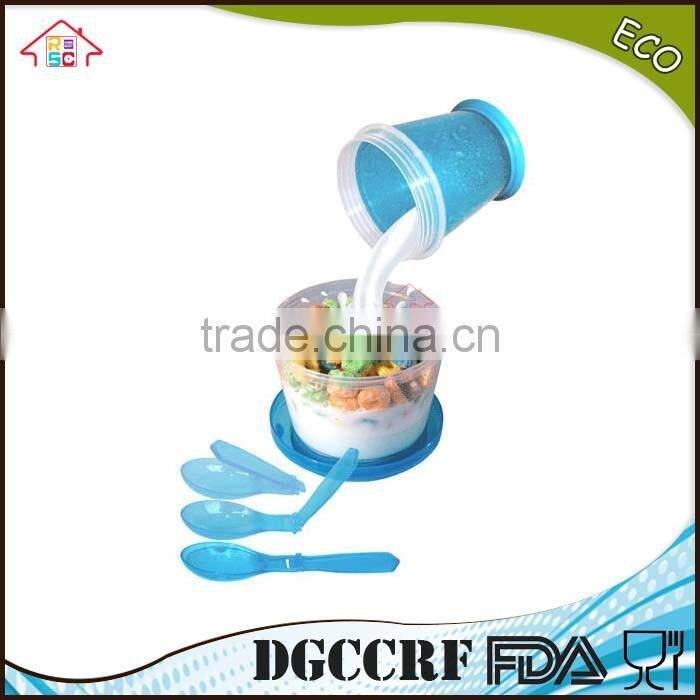 NBRSC New Cereal Cup For Kitchen/School/Outside With Spoon Cereal To Go