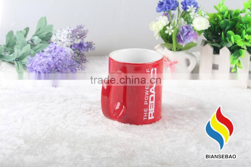 Red Mug Coffee Ceramic Dinnerware