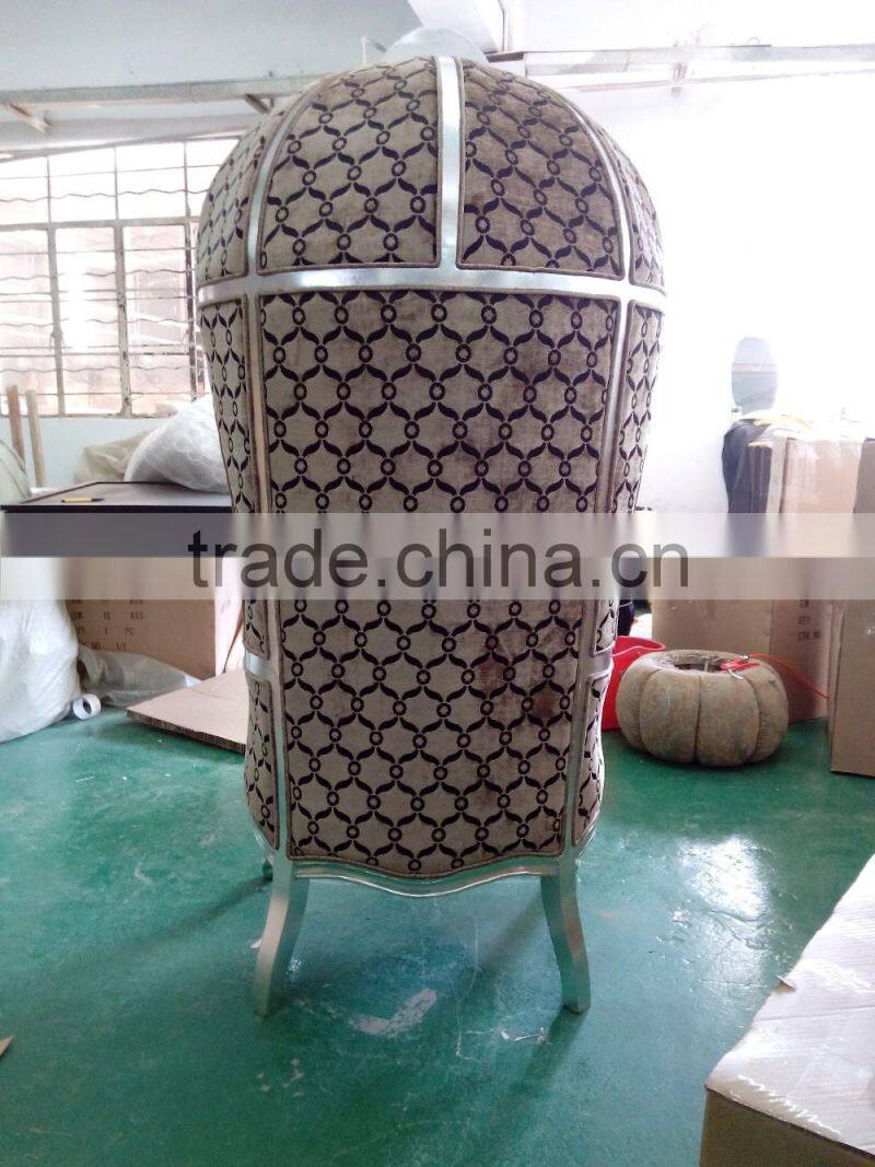 YM03 fancy fun newcalssic high back decoration leisure chair butterfly velvet wedding chair hotel photo studio shop window chair