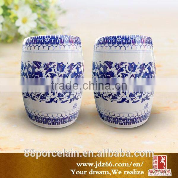 Blue and white porcelain china products prices chinese style garden stool hot sale