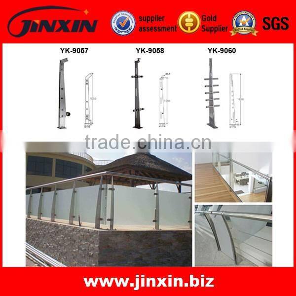 Customized Decorative Cable/Rod Balustrade With Wood Handrail
