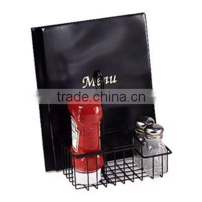 Metal Wire Table Caddie with Menu Holder