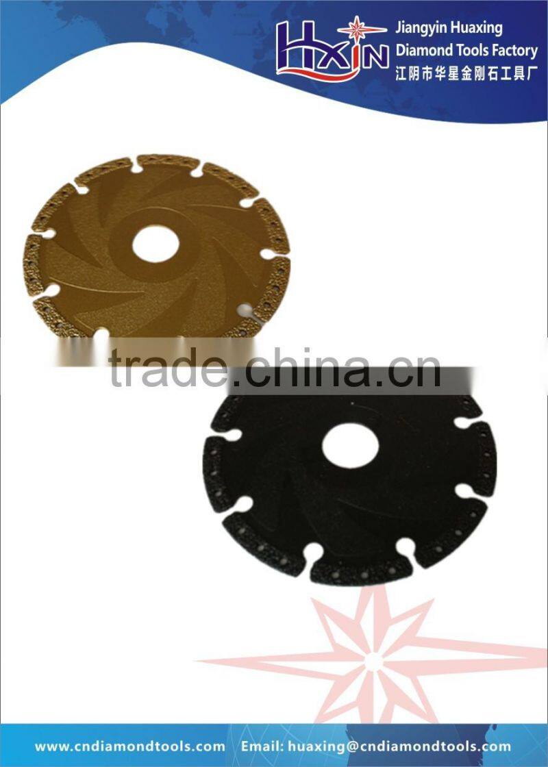 Vacuum Brazed diamond circular cutting disc for stone/Vacuum Brazed diamond saw blade for granite