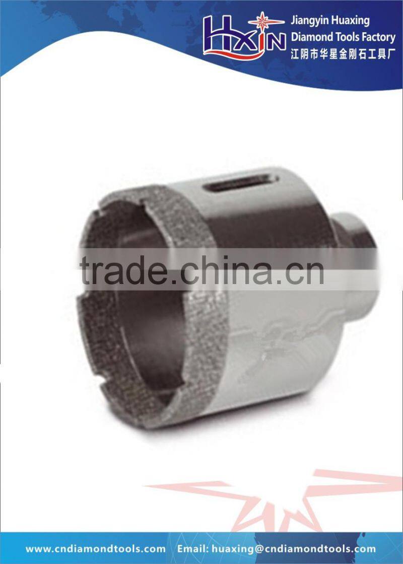 Electroplated Diamond granite core drills /Electroplated diamond hole saw bits for glass