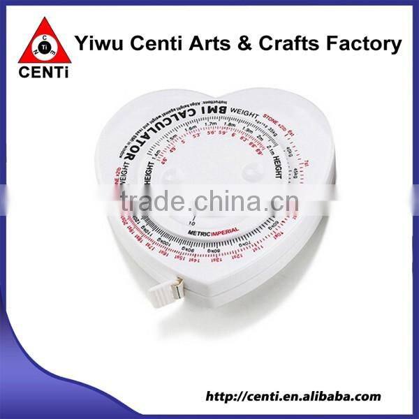 Hot Sale Heart Shape BMI Tape Measure Scale