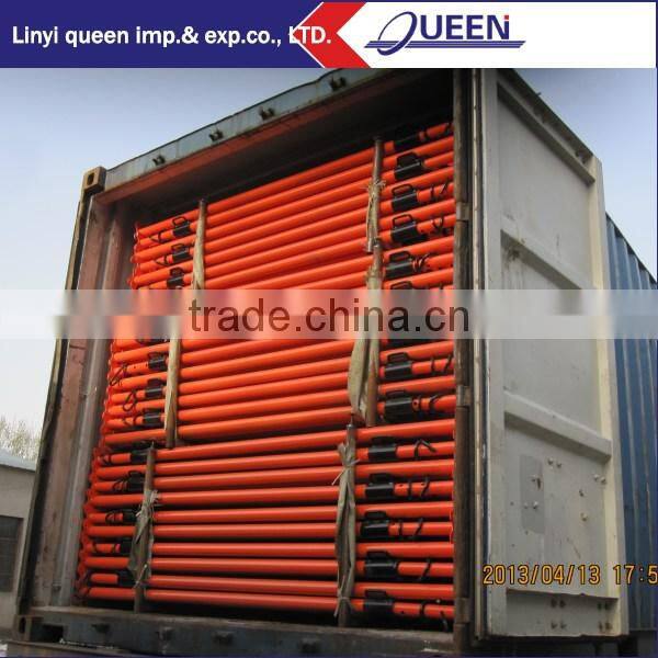 scaffold tube load capacity structural props trech struts sizes