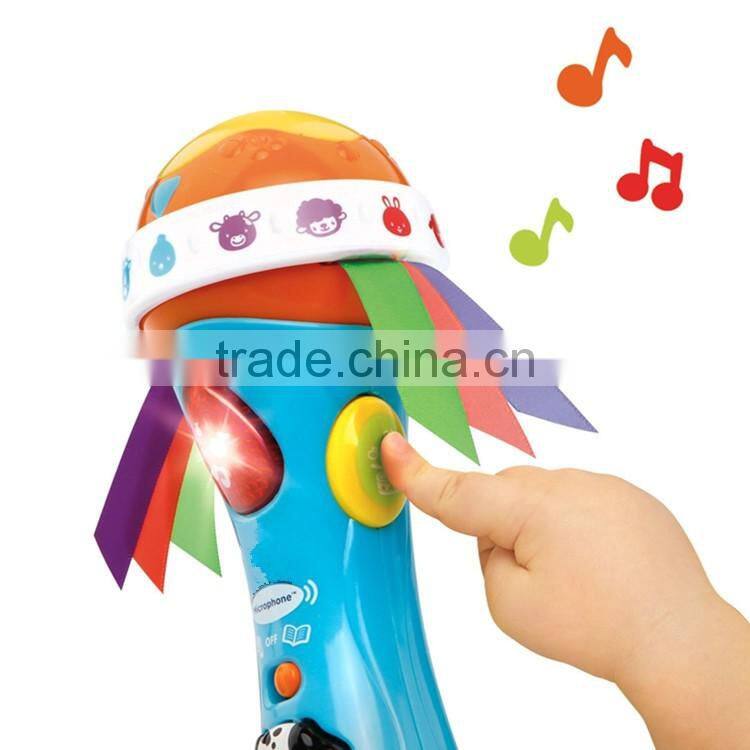 China Factory Kids Singing ProjectionToys Musical Instrument Toy Microphone
