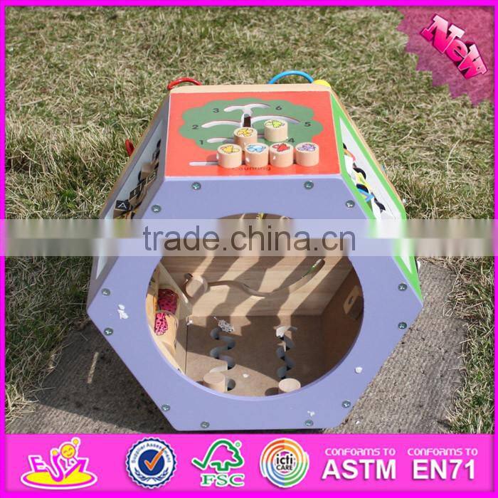 2016 Multi-function children wooden early education toy W12D047