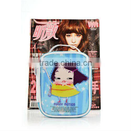 PU Cartoo Picture Cosmetic Bag With Compartment