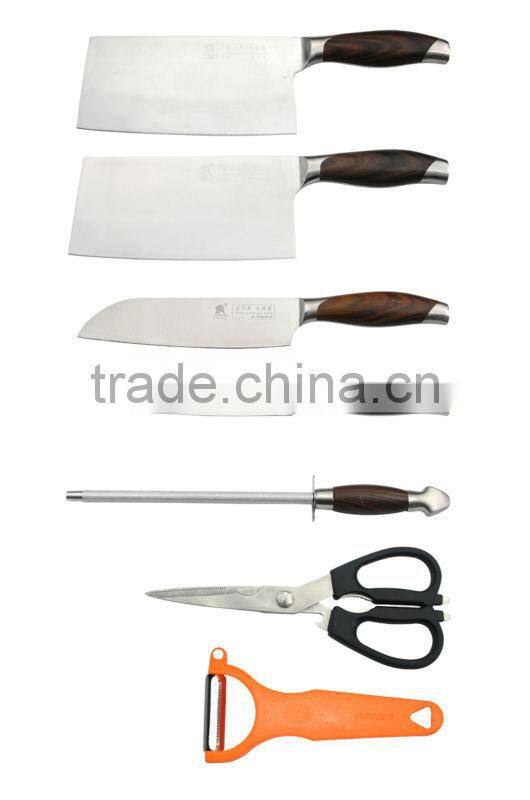high quality stainless steel household knife set