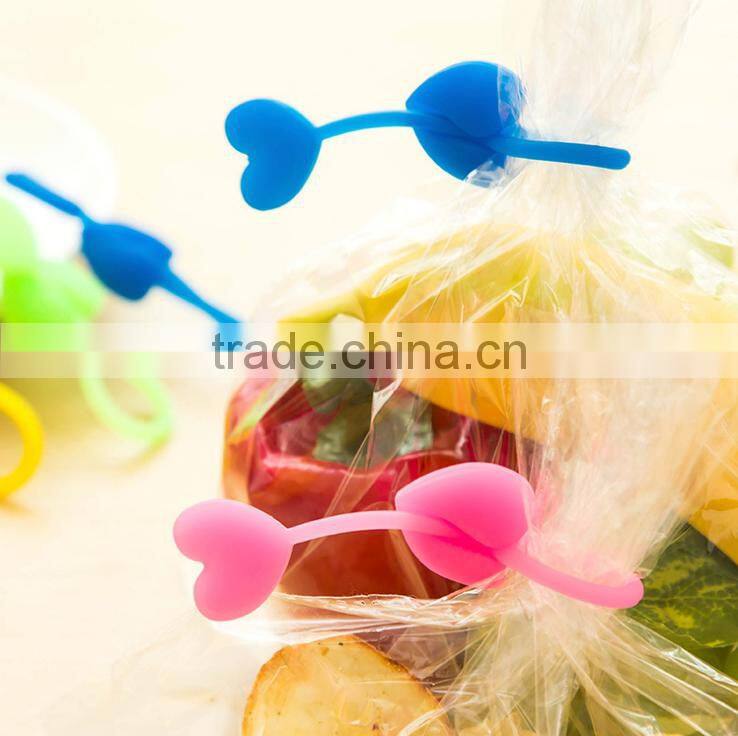 Hot promotional sealing clip silicone sealing clip plastic bag seal clips