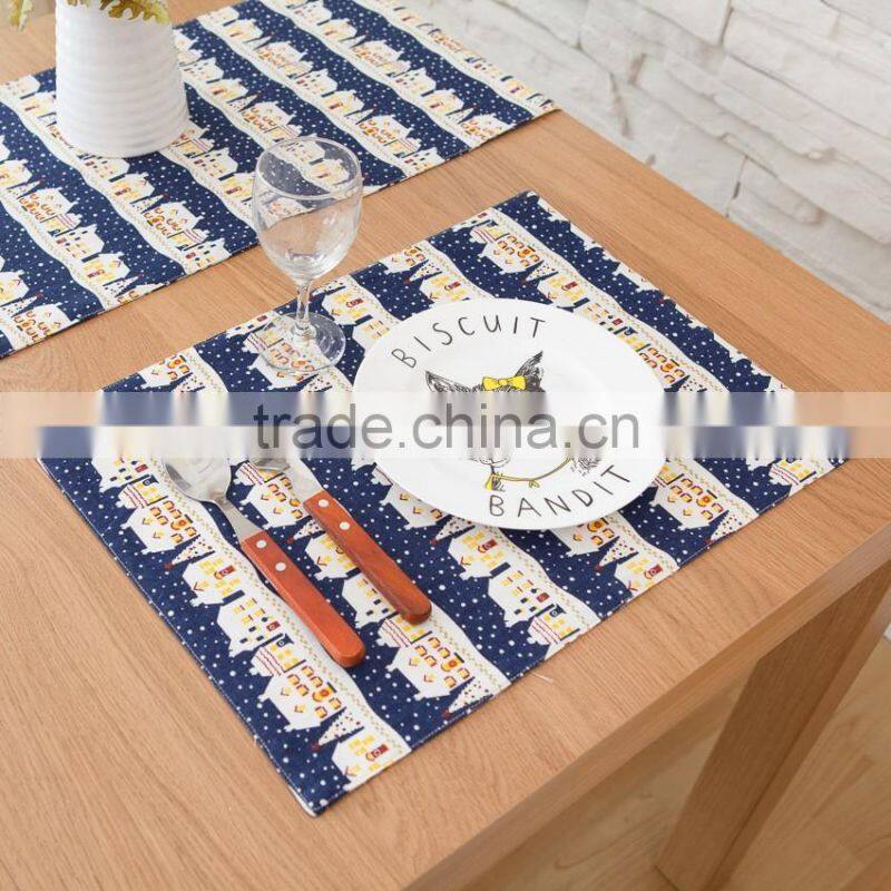 Tablet Compressed Napkin Printing Table Napkin Linen Cotton Folding Design