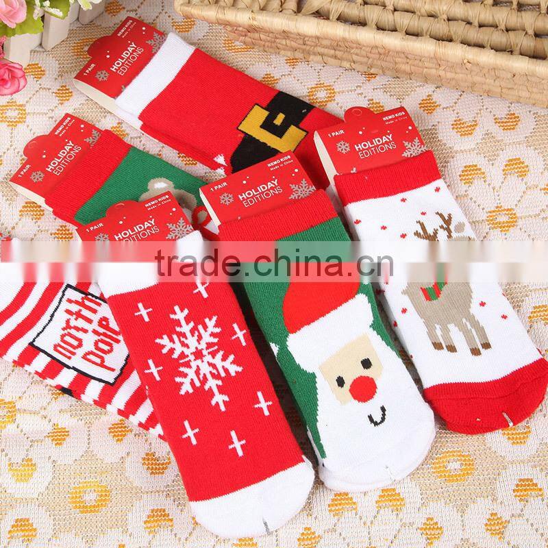 2015 New Fashion Design Christmas Socks Wholesale