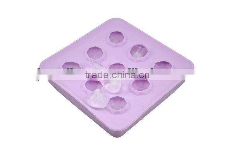 Novetly design funny diamond shape Custom Ice Cube Tray