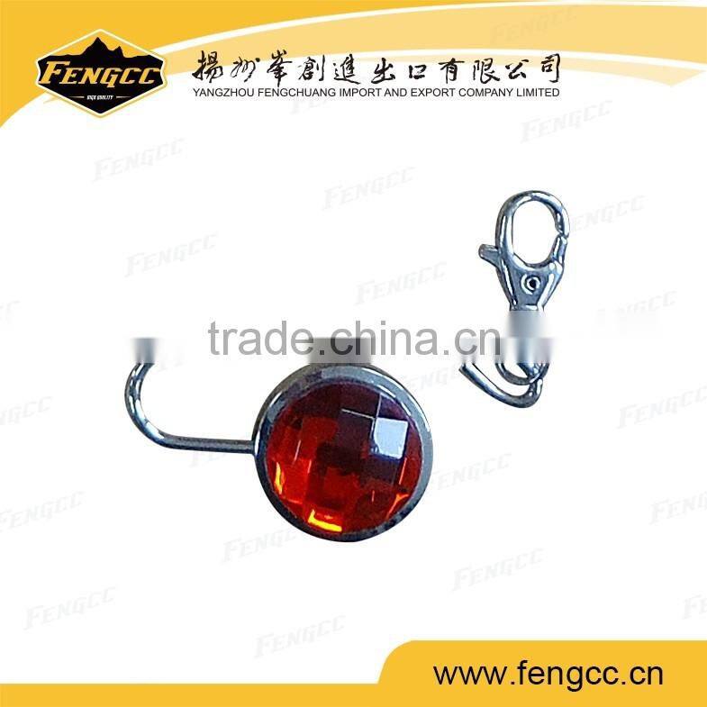 Advertising Heart Shape Zinc Alloy Purse Hooks