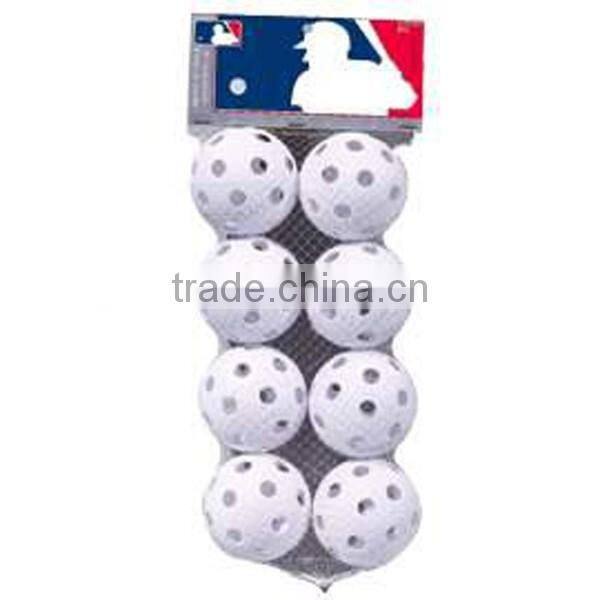 Indoor/Outdoor White Perforated Practice Ball