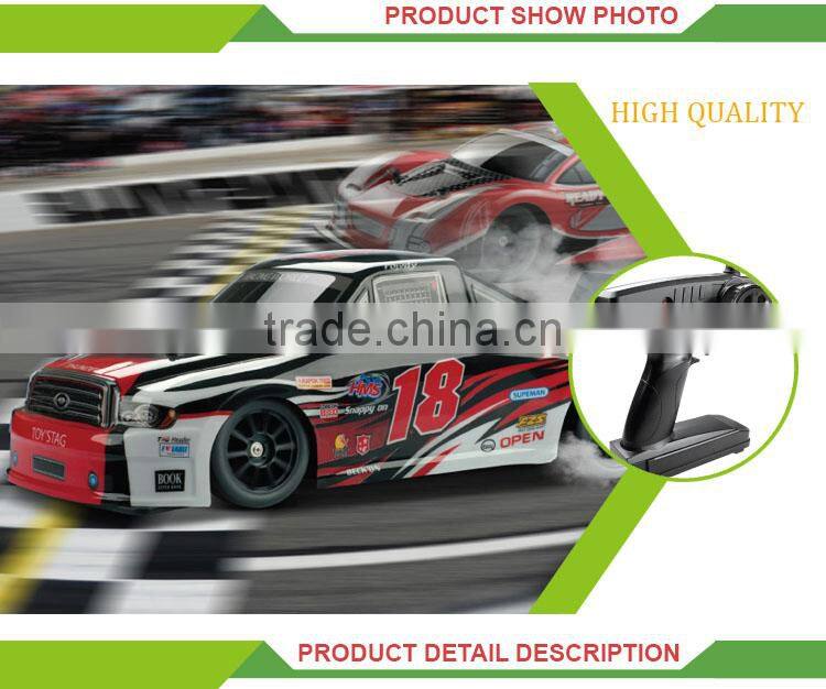 High speed 2.4G 1:10 race track with rc car