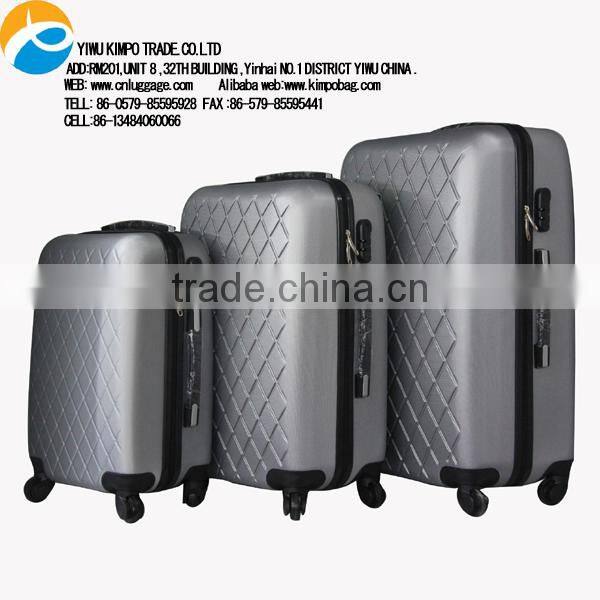 Latest abs luggage trolley designs luggage