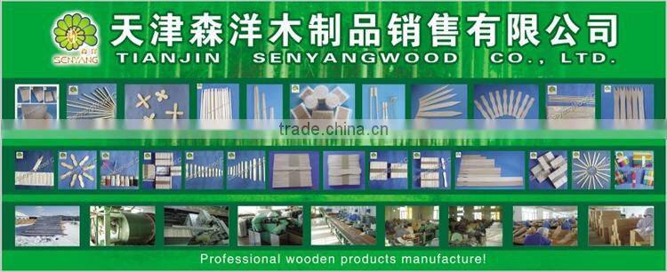 custom logo printed birch wooden paint paddle