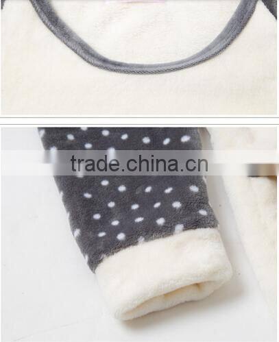 Newest pajama woman winter turkey,women sleep wear with coral fleece fabric