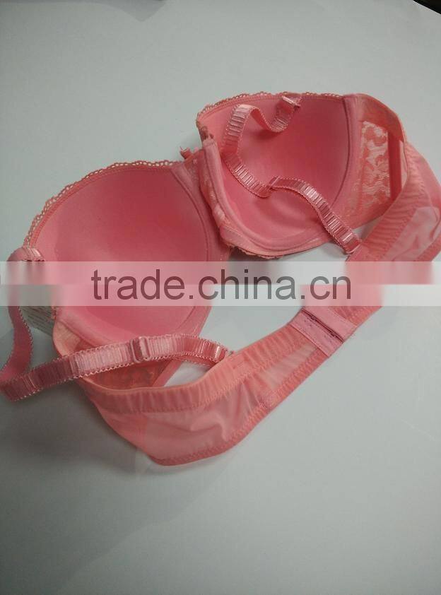 Cute pink girls bra