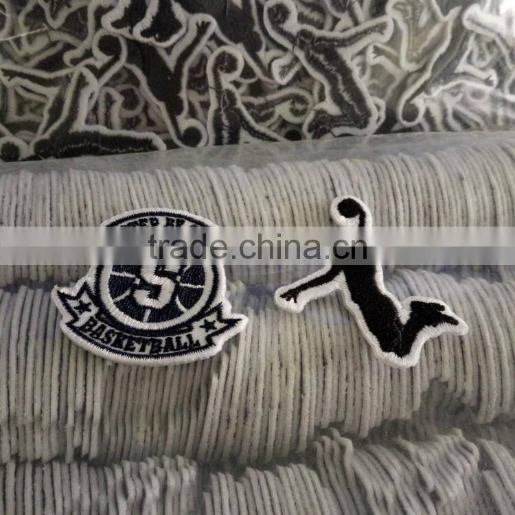 china factory self-adhesive embroidery patches for garments