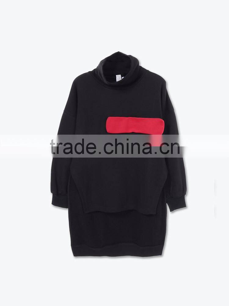 long sleeve plus size wholesale latest formal chinese cotton clothing sweater new ladies fashion dress 2017 design patterns