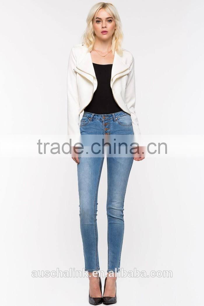 OEM service new design custom woman sexy layed jacket