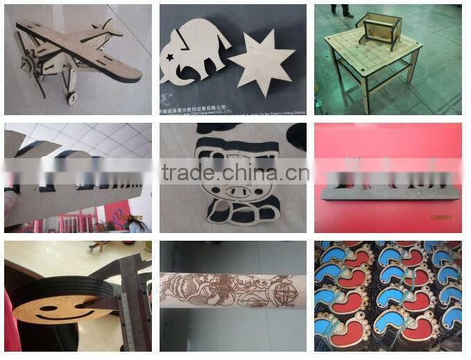 cheap price plywood MDF wooden crafts co2 laser cutting machine for sale