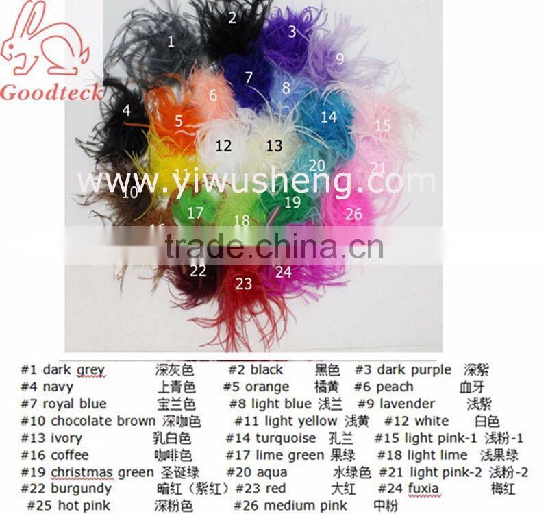 China supplier wholesale decotation white straight ostrich feather for decoration or accessories import from China