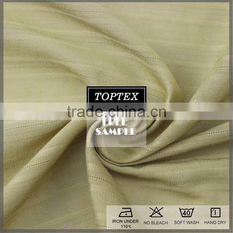 100% cotton dyed slub voile fabric