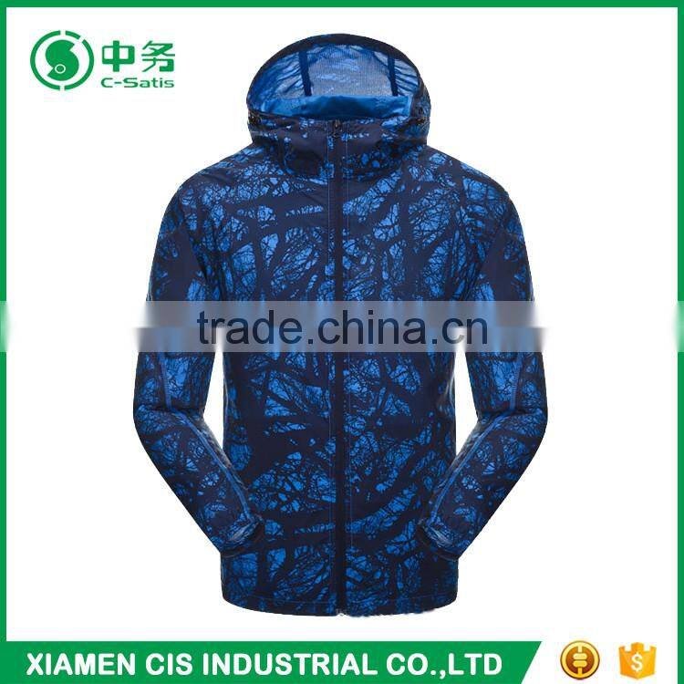 Wholesale Ultra Light Outdoor Suit Unisex Camo Printing Skin Jacket