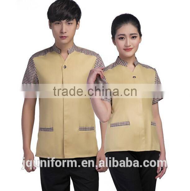 good quality big discount factory wholesale fashionable modern hotel waitress uniforms for sale