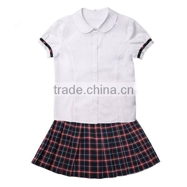 Juqian Custom logo wholesale lovely summer full cutton primary kindergarten kids girls school dresses designs