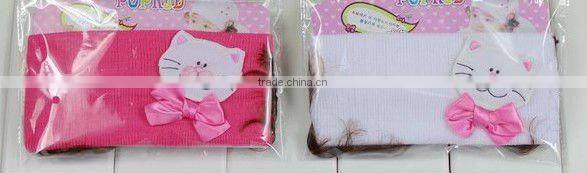 New Feather Baby Headband Head Piece Elastic Flower