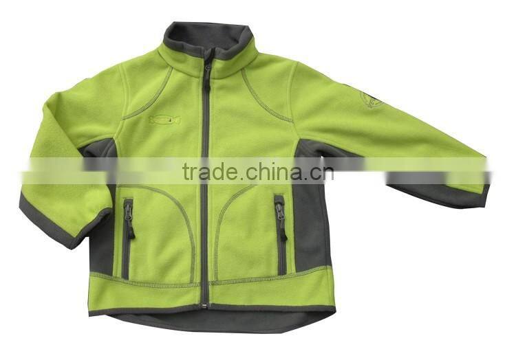 Kid's outdoor knitted wear cheap fleece child cheap polar jacket