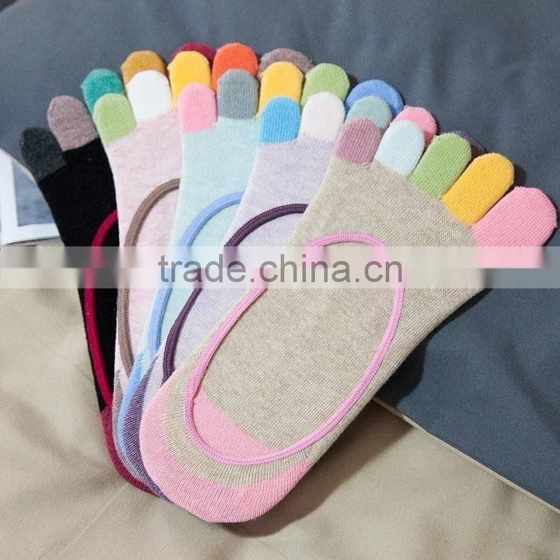 Short toe socks toe socks Ms. Cotton Invisible Hand Creative cotton socks