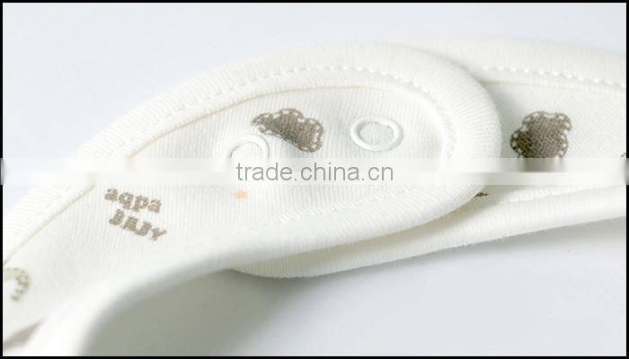 digital printed saliva towel bib,organic cotton snap fastener baby bib