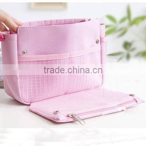 wholesale red women organizer bag in bag