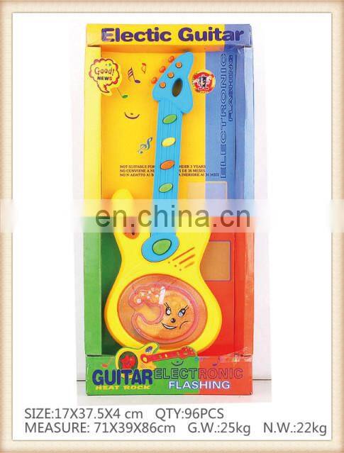 kids cartoon electric plastic toy guitar