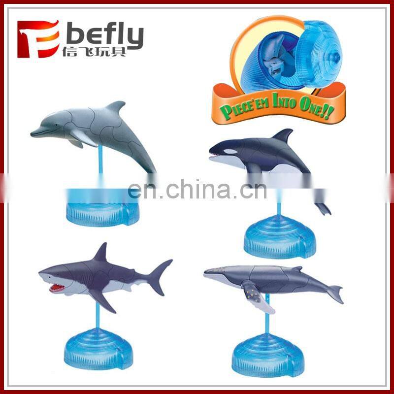 Shantou 3d plastic puzzle surprise egg toys
