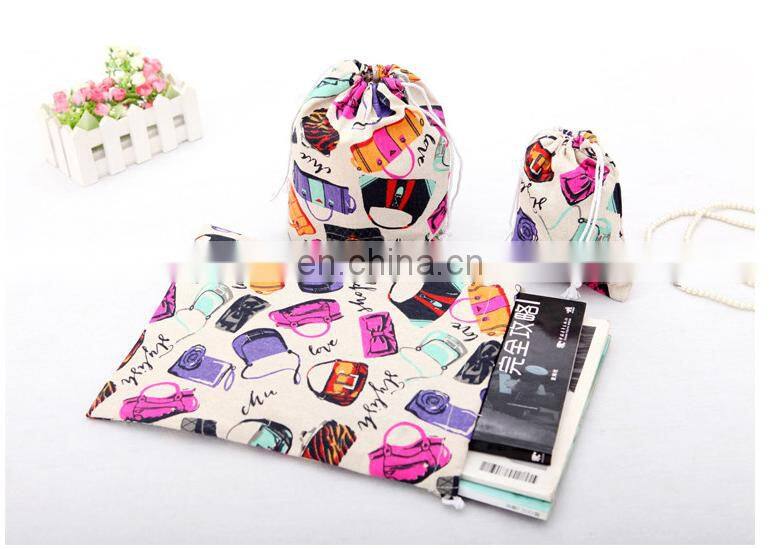 Pulling rope Custom Printing Eco non woven bags promotional bags,folding shopping bags