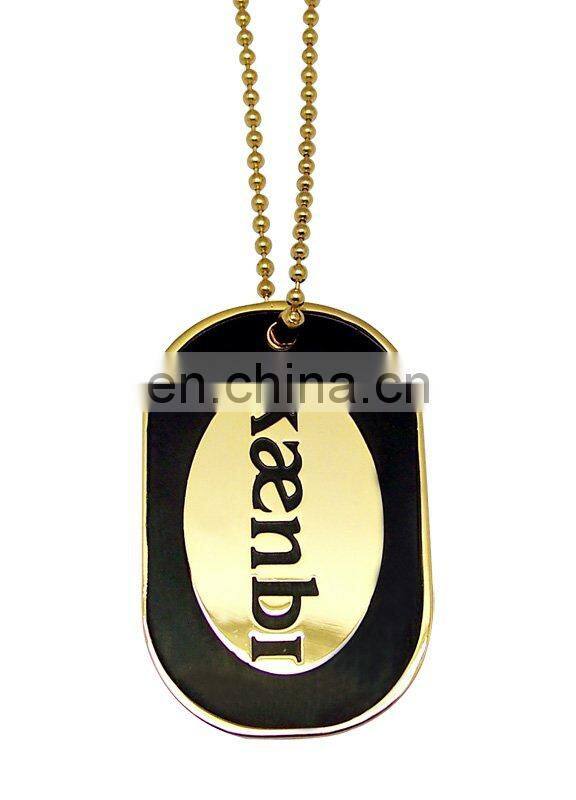 Stamping custom dog tag with epoxy
