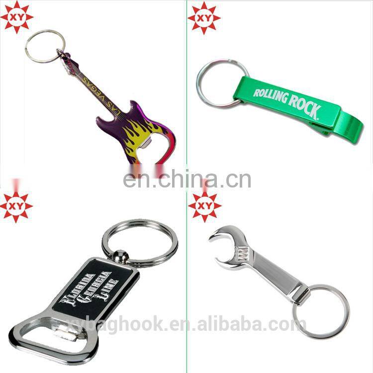 Personalized beer bottle opener key holder