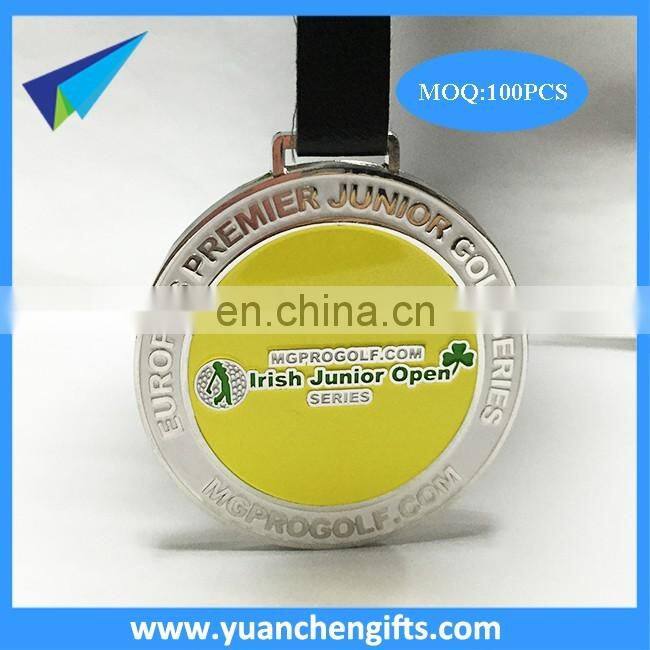 New full color Custom Engraved Metal Tags Golf Bag Luggage Tag