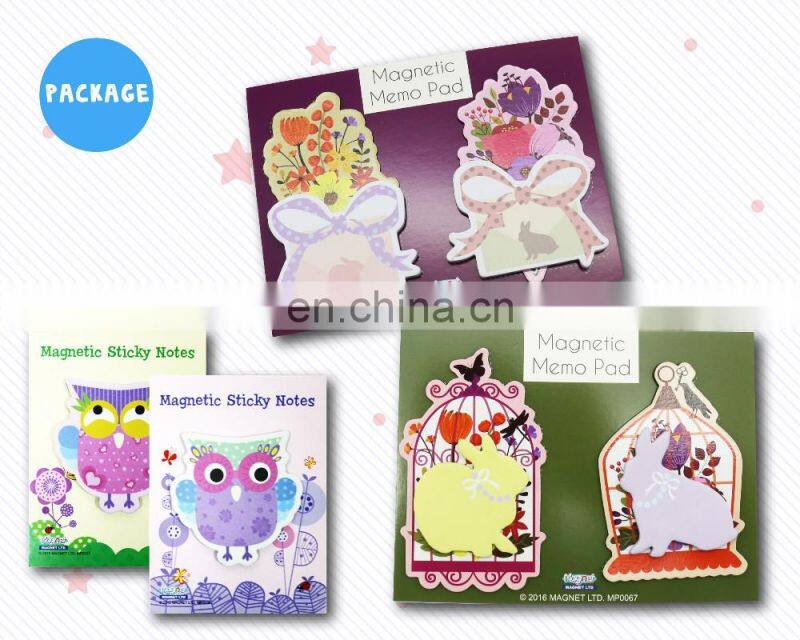 abnormity various shaped specialized functional stationery magnetic colorful sticky notes custom logo
