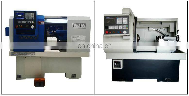 ck6132 automatic flat bed small size metal turning cnc lathe machine