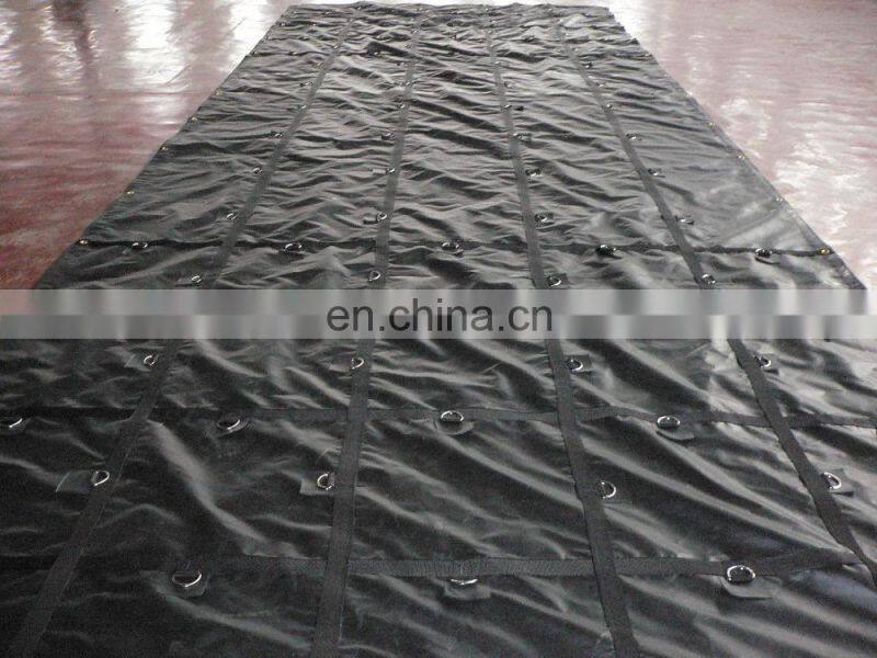 16x27 4ft Drop 18oz Vinyl Flatbed Tarps, pvc vinyl truck tarpaulin