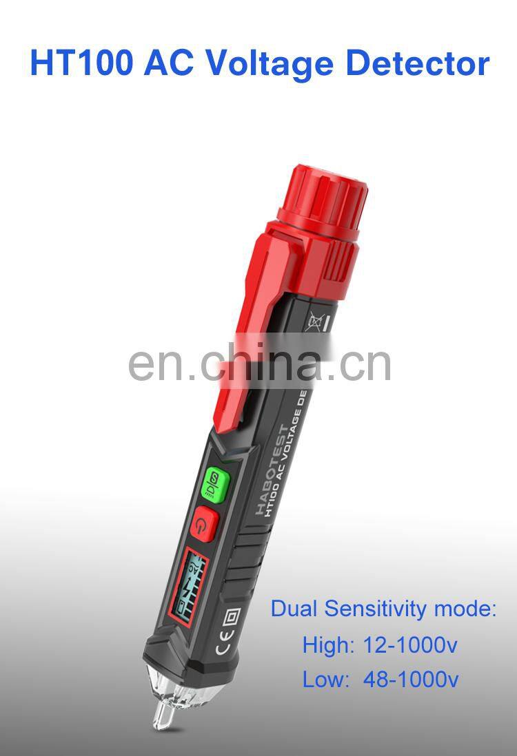 AC12~1000V Best non contact voltage detector multimeter voltage detector pen AC voltage detector pen