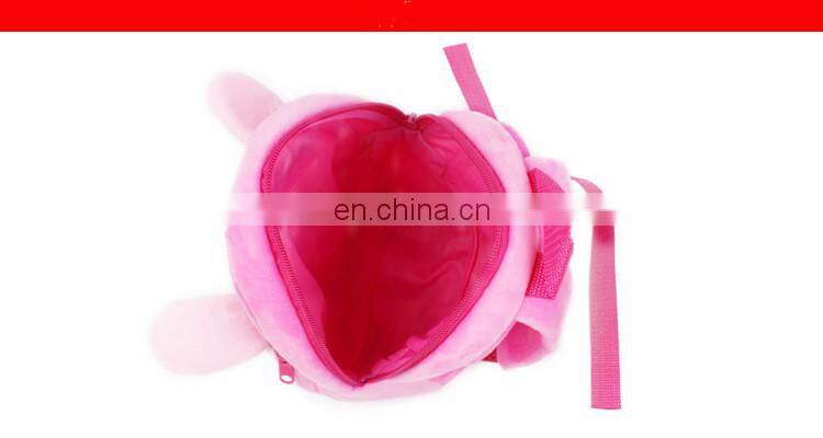 Baby Girl Pink Backpack Infant Cute Rabbit mini Backpacks for 1-2T plush soft gift